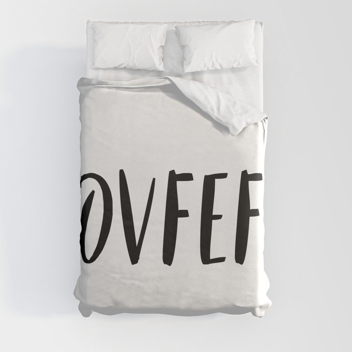 Covfefe in playful font Duvet Cover