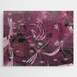 Beauty in Movement Mauve  Jigsaw Puzzle