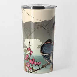 Blossoms and Birds Travel Mug