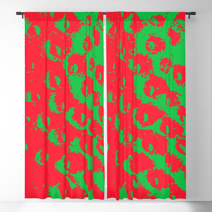 Strawberry Square Pop Blackout Curtain