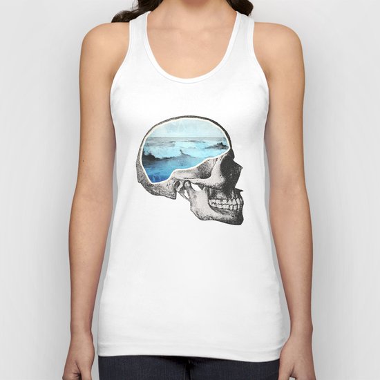 Brain Waves Unisex Tank Top