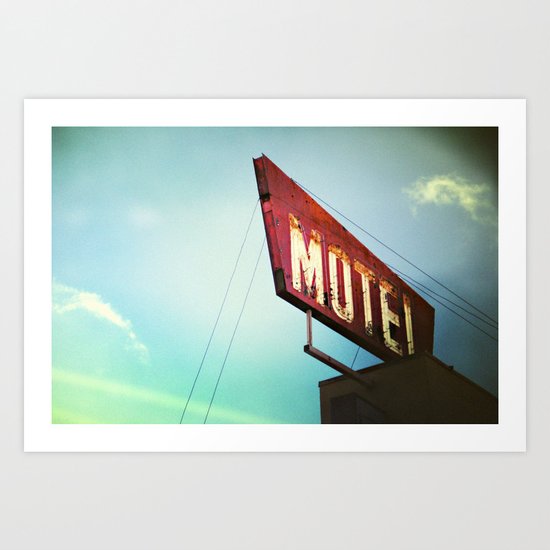 motel schmotel Art Print