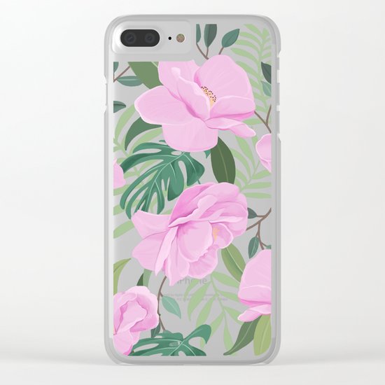 Soft Garden Clear iPhone Case