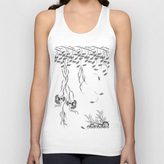 Spring Floral Unisex Tank Top