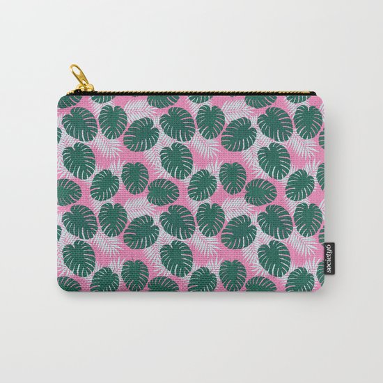 Tropical print Carry-All Pouch