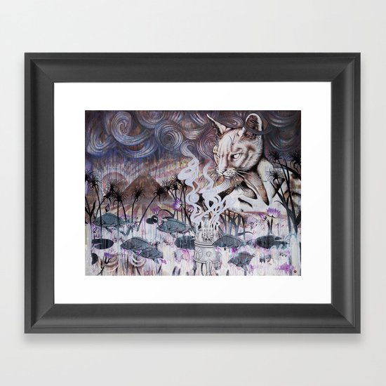 The Myth of Power Framed Art Print