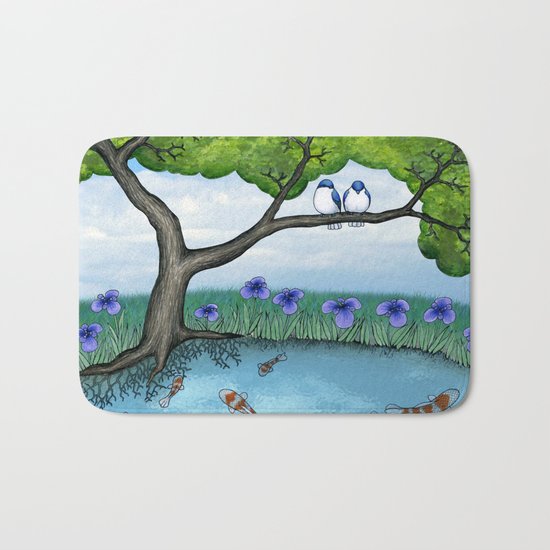 the pond Bath Mat