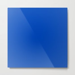 Chroma Key Blue - Correct Hex color for video effects  Metal Print
