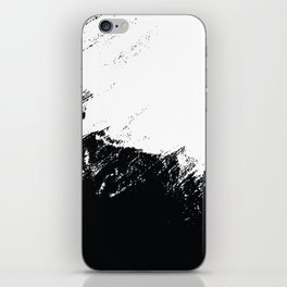 BLACK & WHITE GRUNGE iPhone Skin