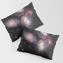 Nasa and esa picture 65 : Stephan’s Quintet by James Webb telescope Pillow Sham