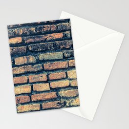 Old wall of old cement Stationery Card