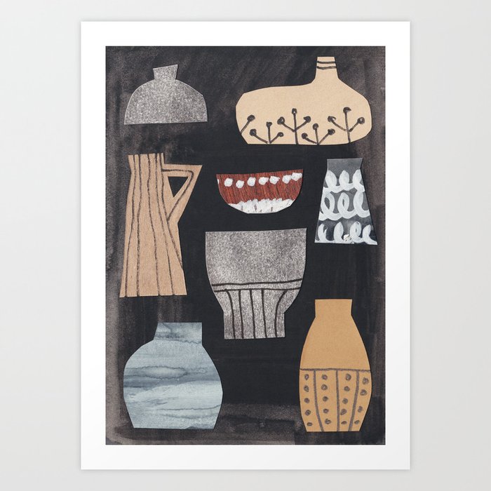 Pottery Collection Art Print