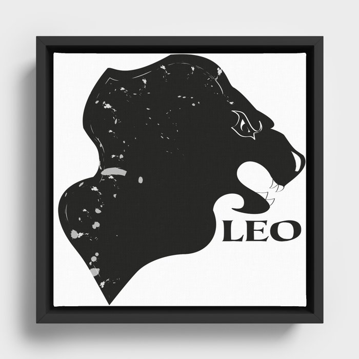 Leo Framed Canvas