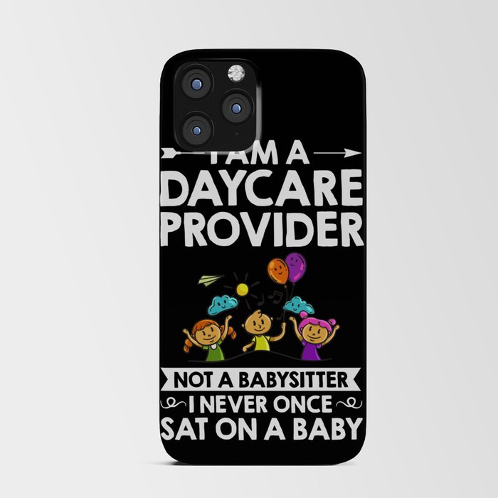 Daycare Provider Childcare Babysitter Thank You iPhone Card Case
