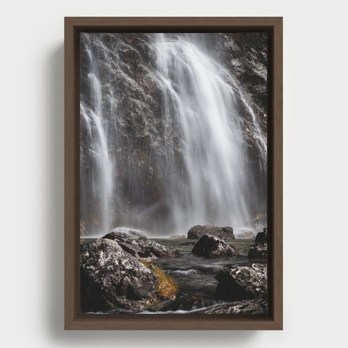 Earland Falls // Routeburn Track Otago NZ Photography Art Print Framed Canvas
