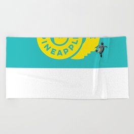 PineappleStaircase | Official Logocolor 2015 in Turquoise/Yellow + Honu Beach Towel