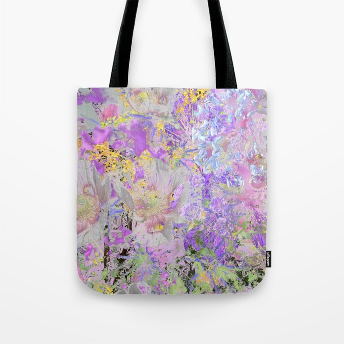 Flower Drip - Pink Tote Bag
