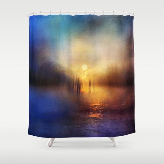 Light Echoes Shower Curtain