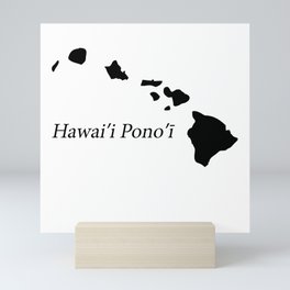 Islands of Hawaii Mini Art Print