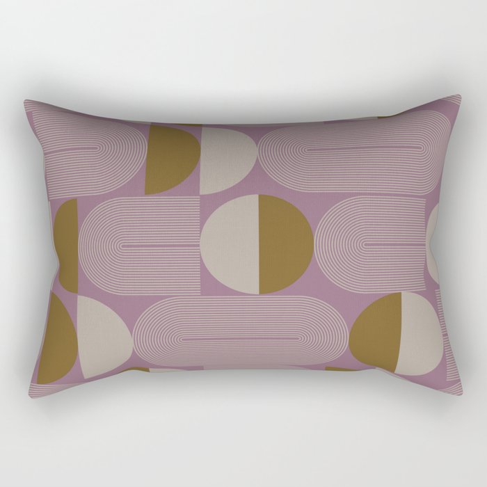 Abstraction_SUNLIGHT_BOHEMIAN_PATTERN_POP_ART_PATTERN_1210A Rectangular Pillow