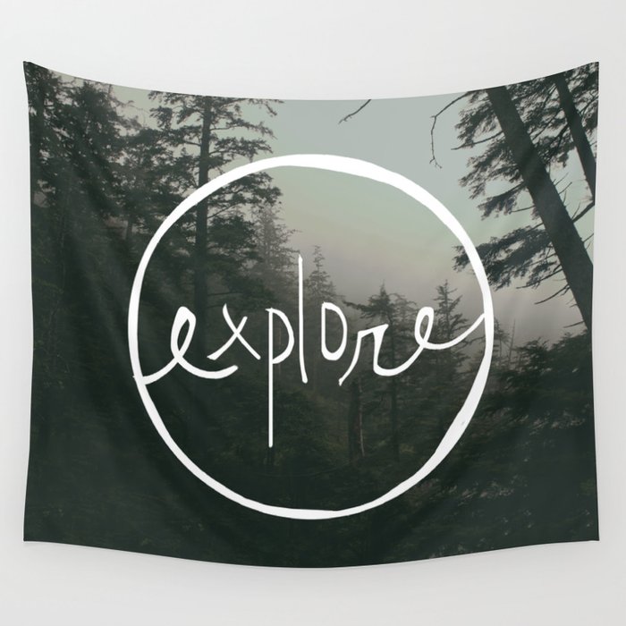 Explore Oregon Forest Wall Tapestry by Leah Flores  Society6