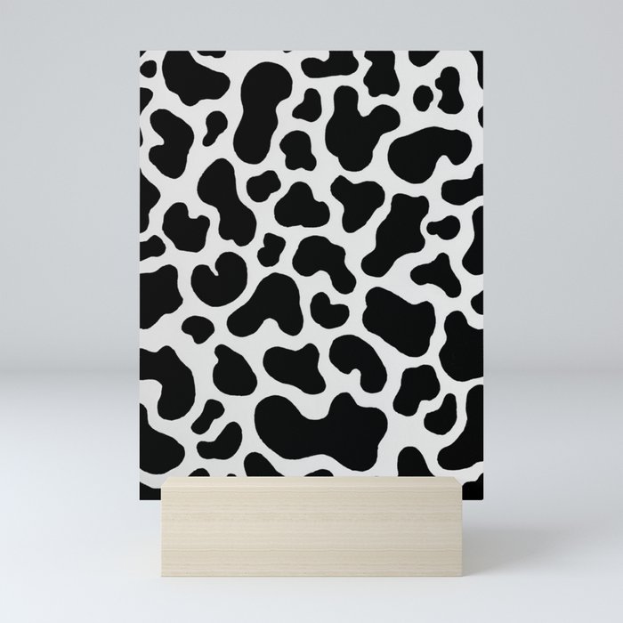 Cow Print Pattern Mini Art Print