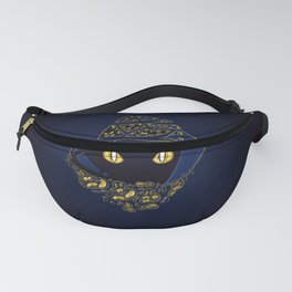 Golden cat is watching you Fanny Pack