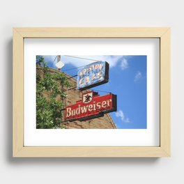 Route 66 - Ariston Cafe Neon 2012 Recessed Framed Print