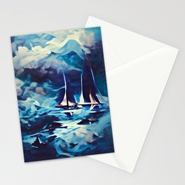 Saling to a Dream Stationery Card