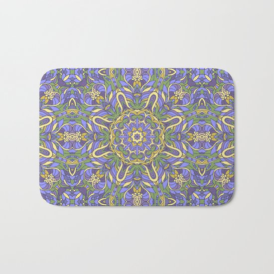 Mandala (Iris) Bath Mat