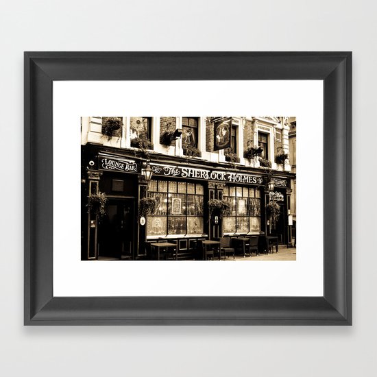 The Sherlock Holmes Pub London Framed Art Print