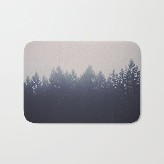 Forest in the Haze Bath Mat