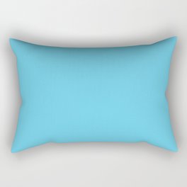 Big Sky Blue Rectangular Pillow