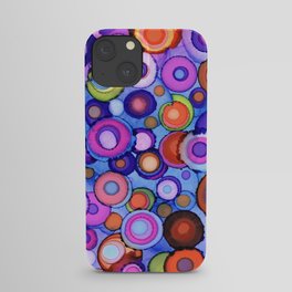 Psychedelic Circles iPhone Case