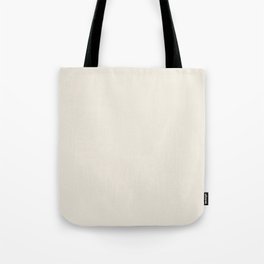 Perfect Lace Off White Solid Color Pairs PPG Cream Puff PPG1078-1 - All One Single Shade Hue Colour Tote Bag