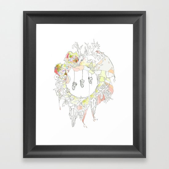 sugar tooth Framed Art Print