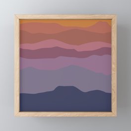Southwest Sunset  Framed Mini Art Print
