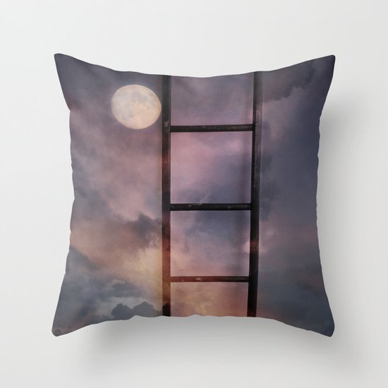 Beyond the Moon and back Throw Pillow