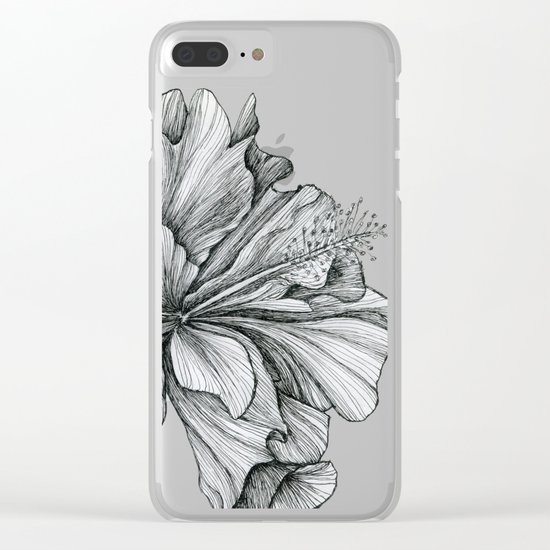 flor Clear iPhone Case