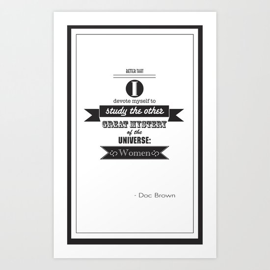 back to the future two Art Print