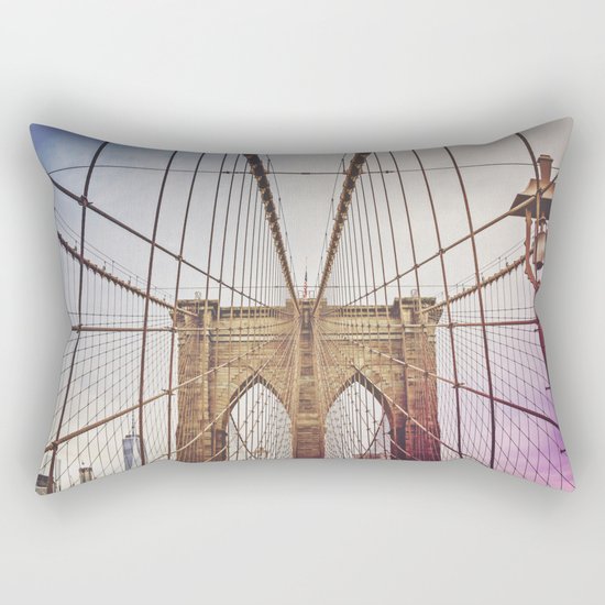 Brooklyn Bridge Rectangular Pillow