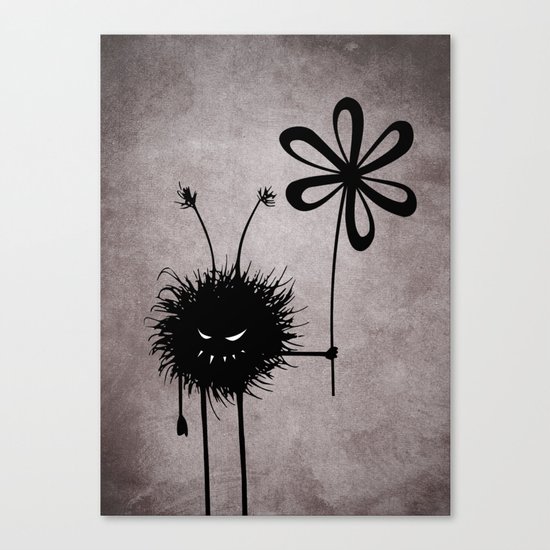 Evil Flower Bug Canvas Print