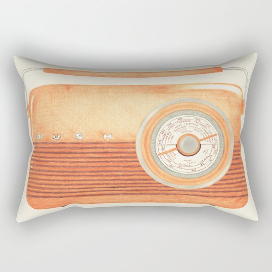 Radio Silence Rectangular Pillow