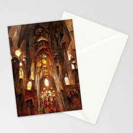 Basilica de la Sagrada Familia Stationery Card