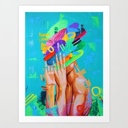 Its All In Your Head Art Print