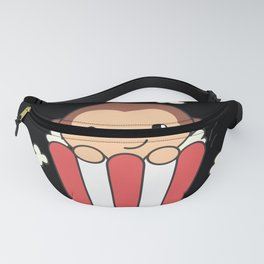 Monkey Popcorn Time Funny Animals In Fast Food Fanny Pack