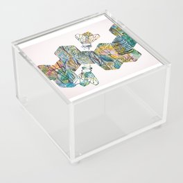Rainbow Bees Acrylic Box