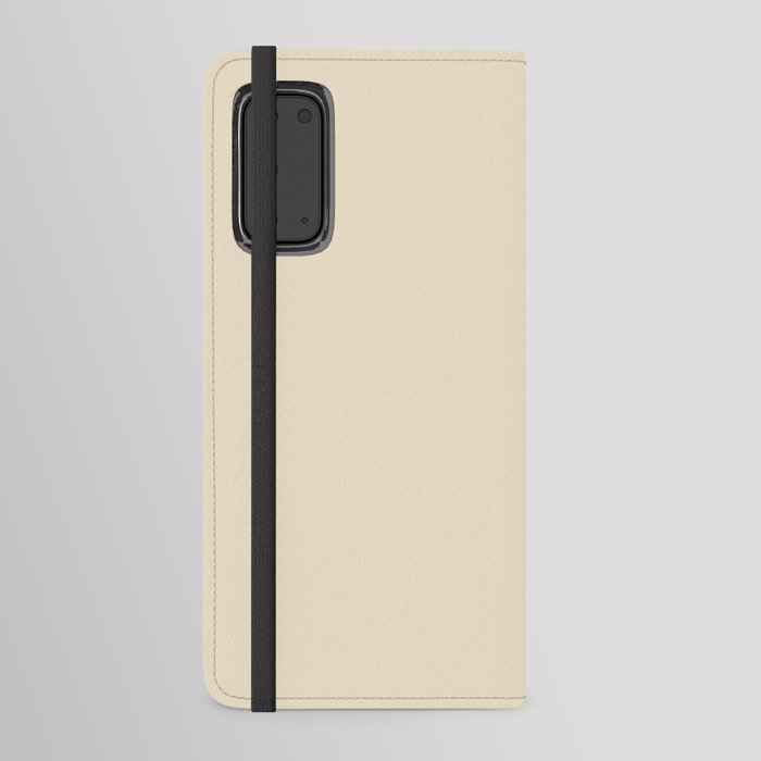 Creamy Off White Ivory Solid Color Pairs PPG Magnolia Blossom PPG1090-1 - All One Single Shade Hue Android Wallet Case