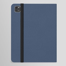 Ensign Blue navy solid color. Classic plain pattern  iPad Folio Case