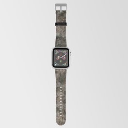 Dark brown rusted metal panel Apple Watch Band